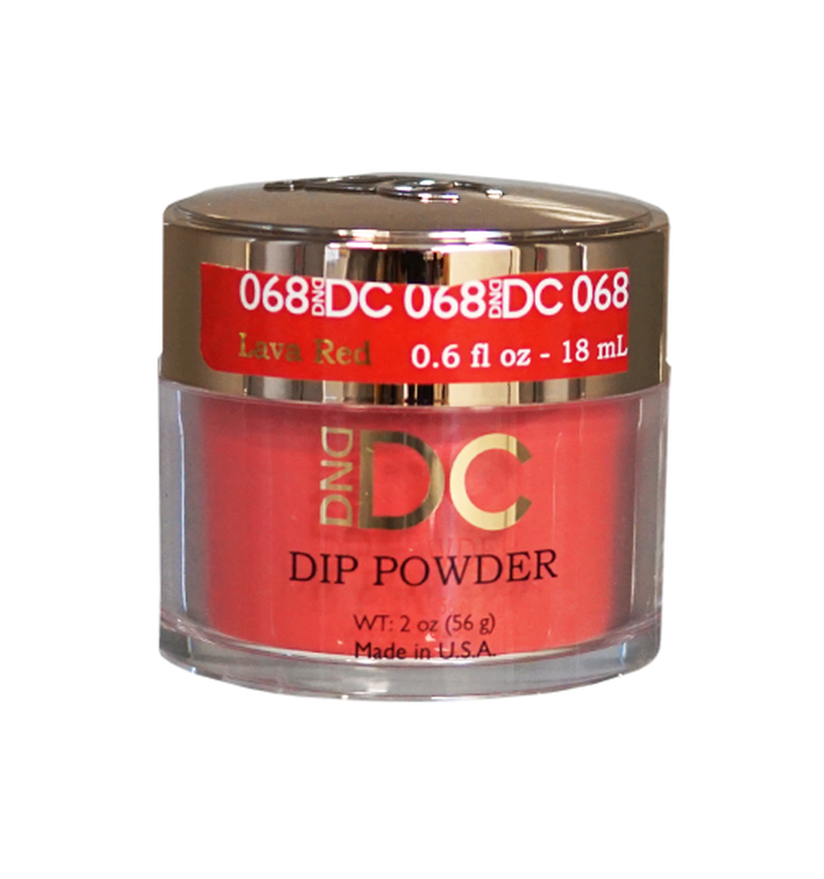 DND DC Acrylic & Dip Powder - DC068 Lava Red
