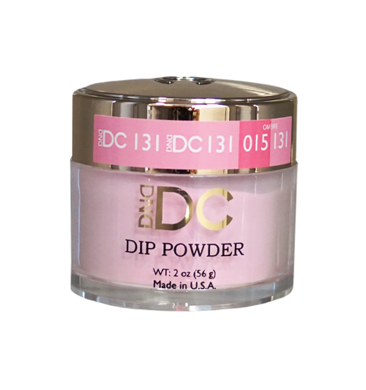 DND DC Acrylic & Dip Powder - DC131 White Magenta