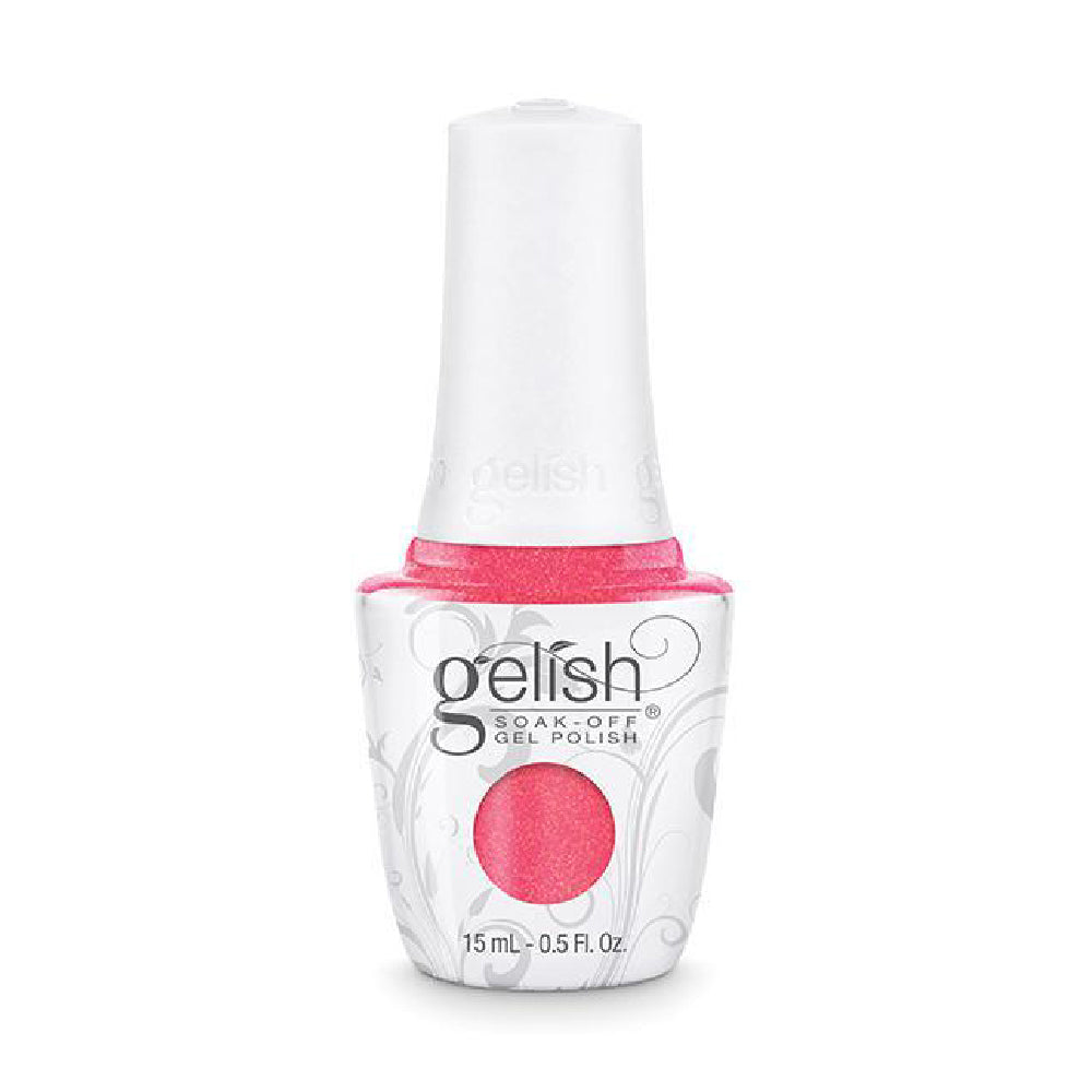 Gelish Nail Colours - 222 Hip Hot Coral - Pink Gelish Nails - 1110222