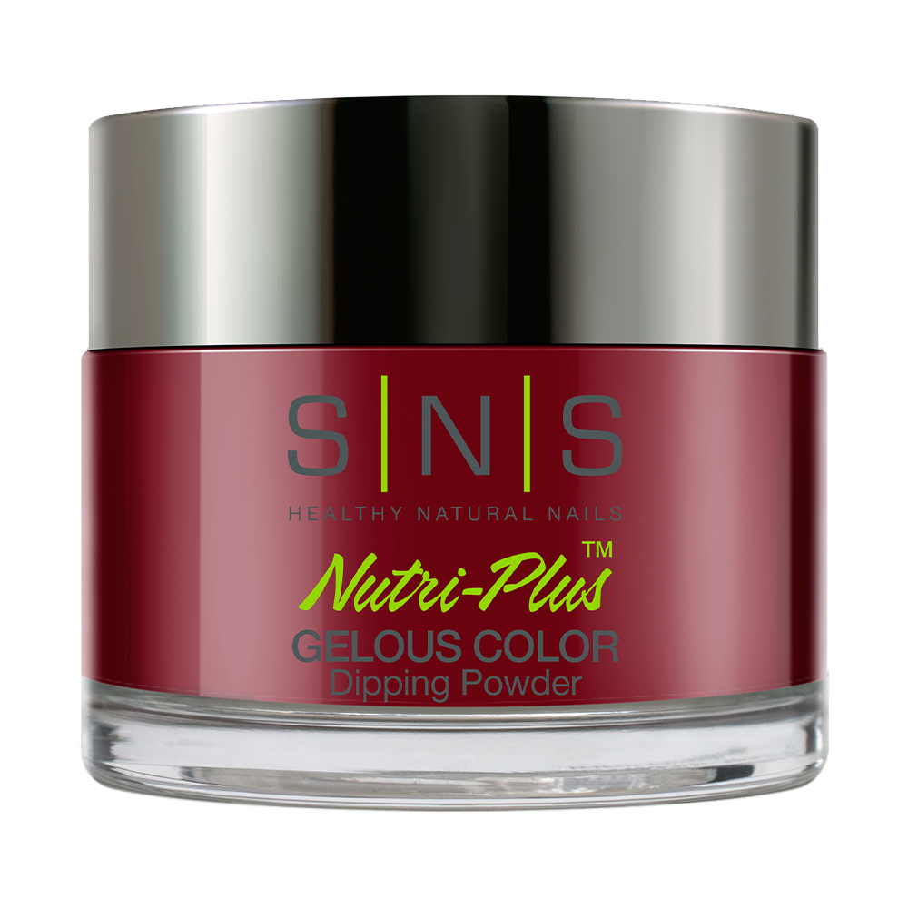 SNS Dipping Powder Nail - IS15 - Velvet Curtain - Red Colors