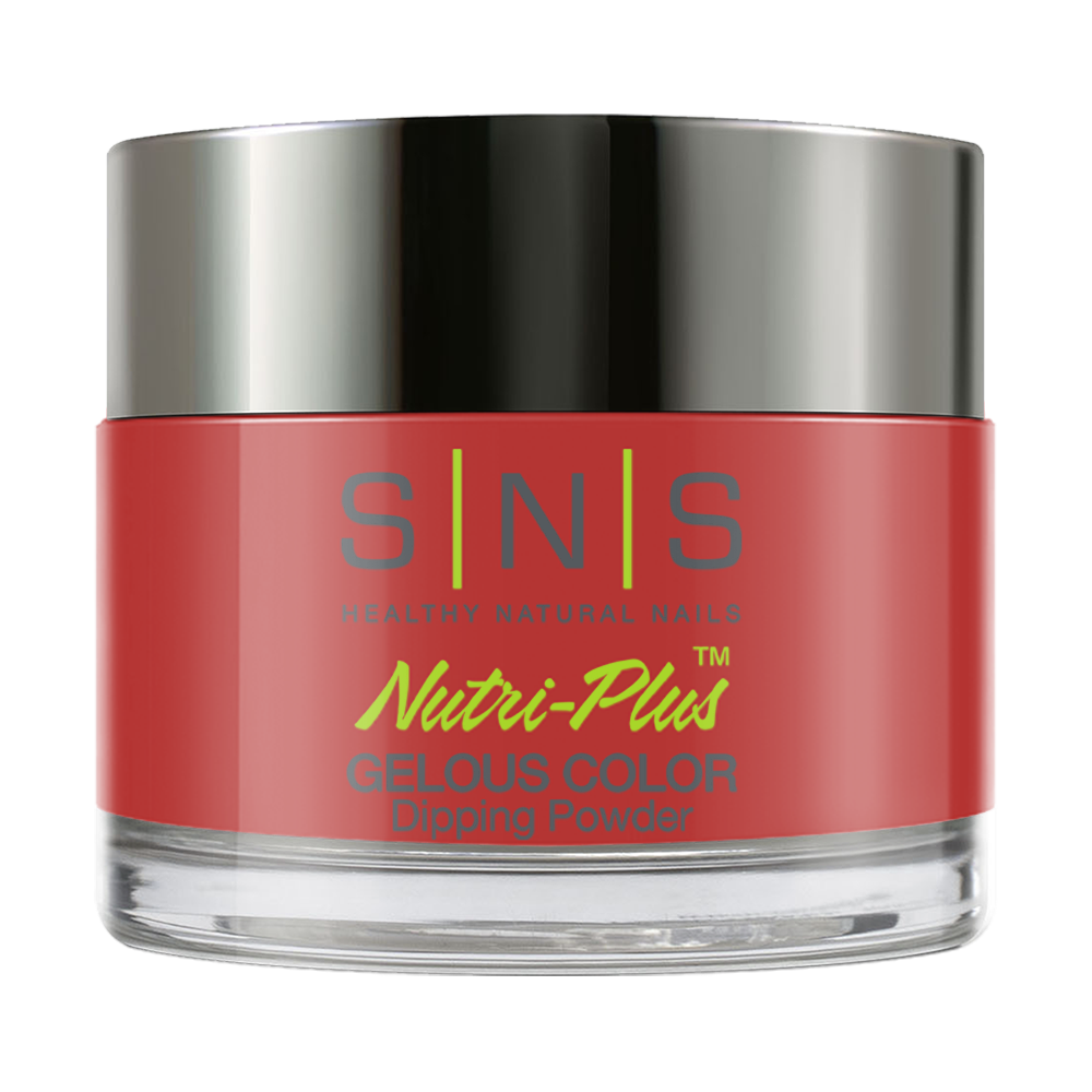SNS Dipping Powder Nail - IS29 - Crimson and Clover - Red Colors