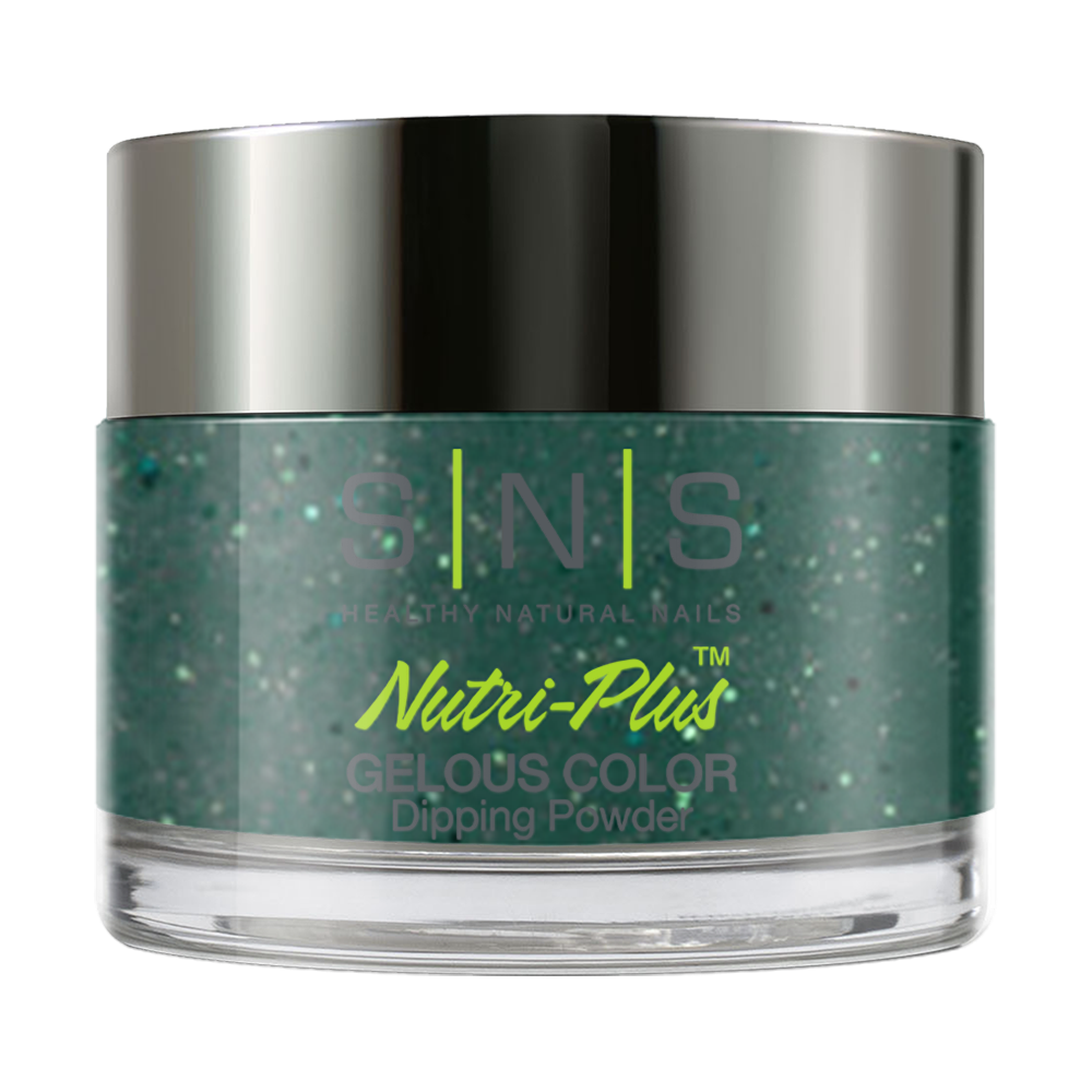 SNS Dipping Powder Nail - IS31 - Green Velour - Green Colors