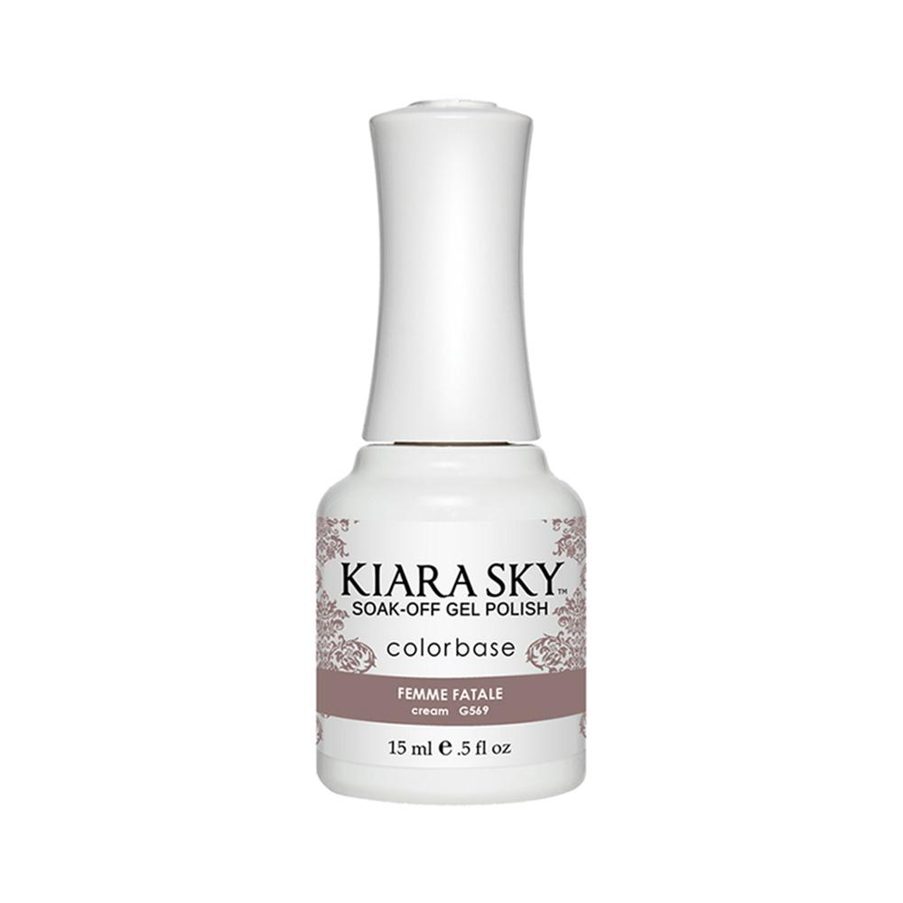 Kiara Sky Gel Polish 569 - Gray Colors - Femme Fatale