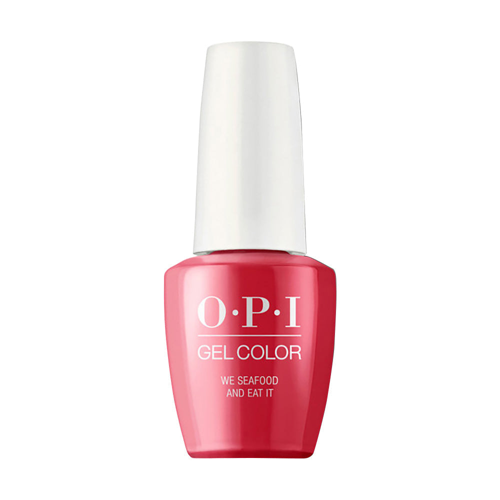 OPI Gel Nail Polish - L20 We Seafood and Eat It - Red Colors