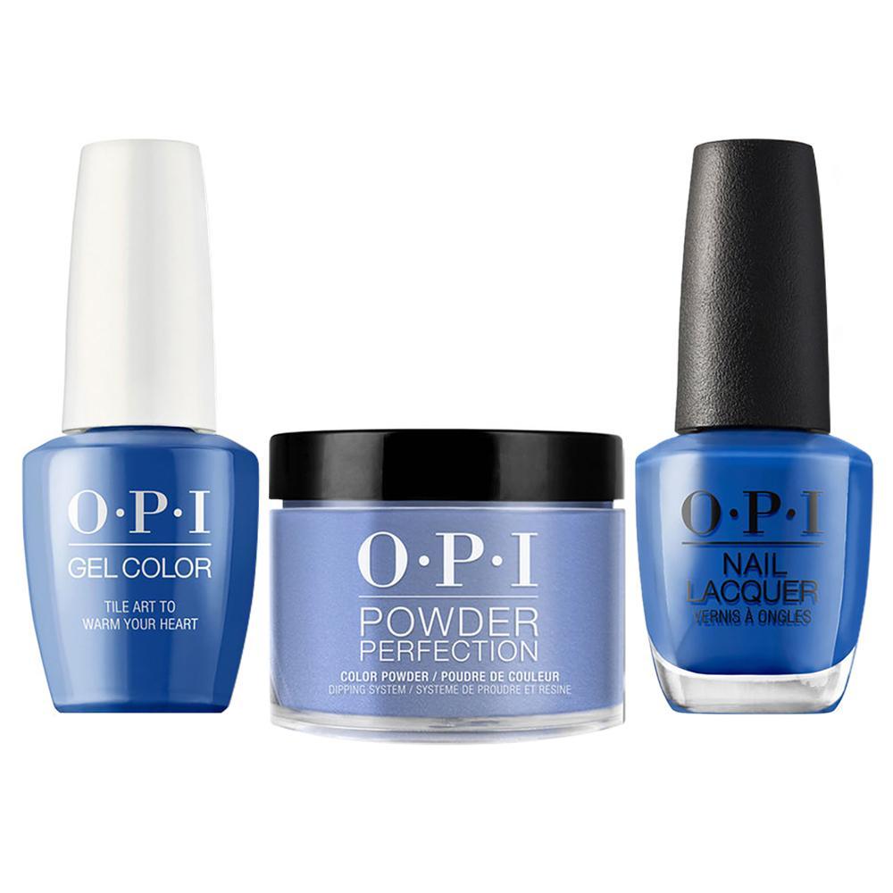 OPI 3 in 1 - L25 Tile Art to Warm Your Heart - Dip, Gel & Lacquer Matching