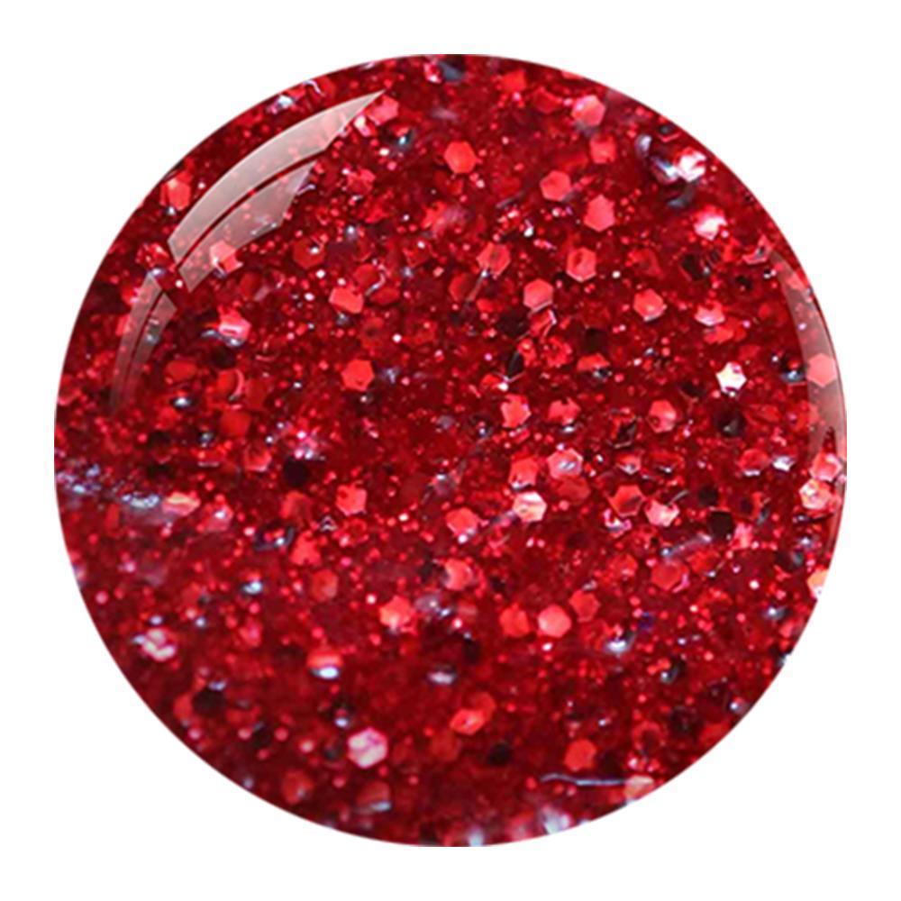 NuGenesis Dipping Powder Nail - NU 178 Catch Me - Red, Glitter Colors