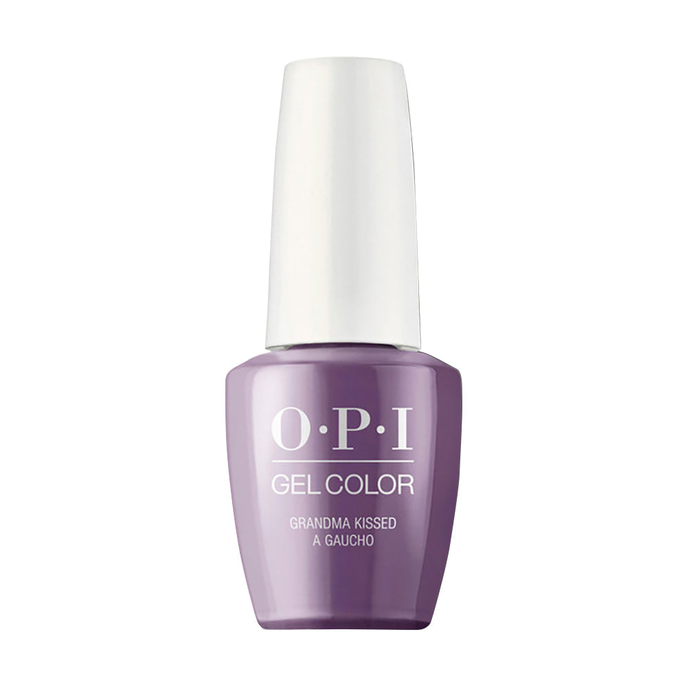 OPI Gel Nail Polish - P35 Grandma Kissed a Gaucho - Purple Colors