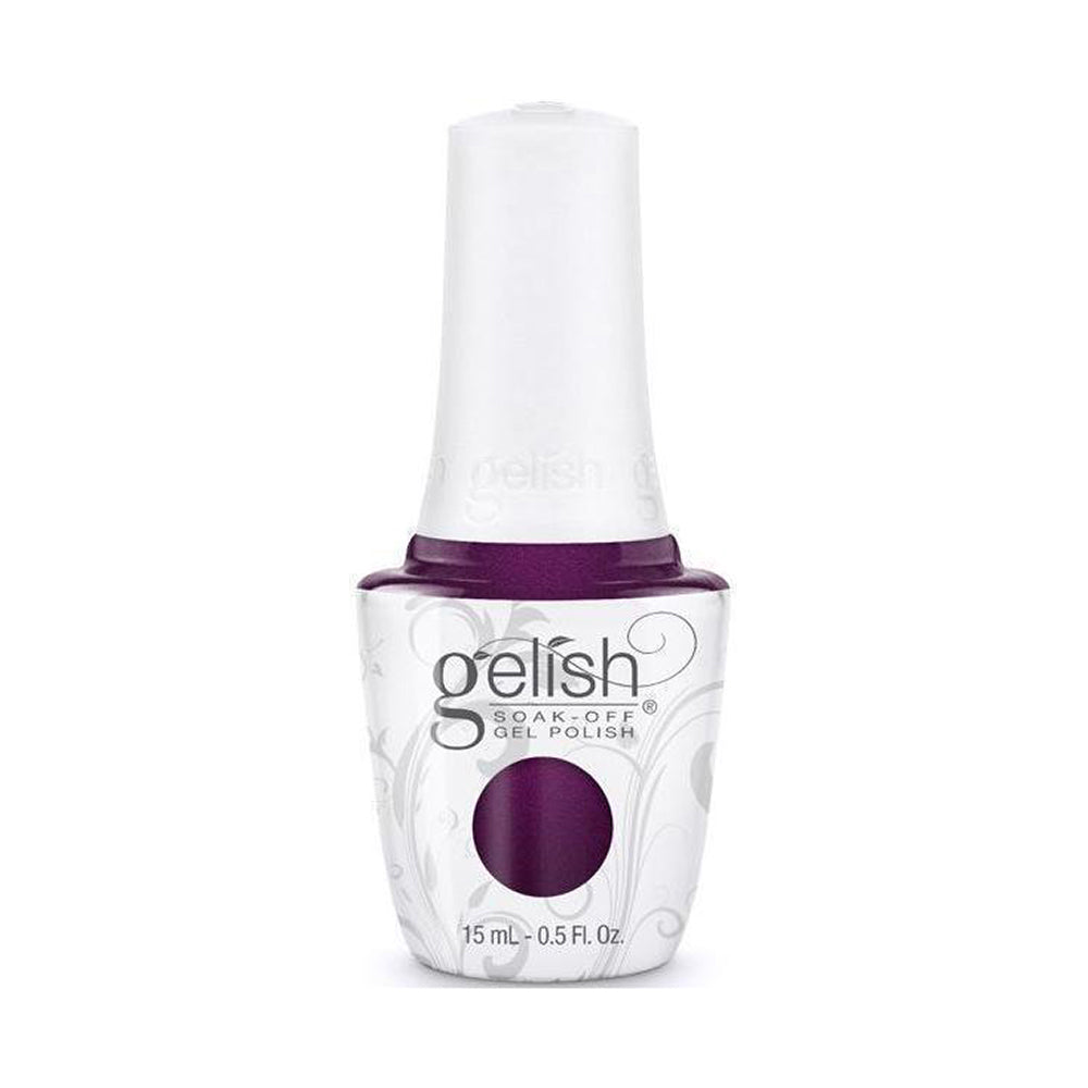 Gelish Nail Colours - 866 Plum And Done - Purple Gelish Nails - 1110866