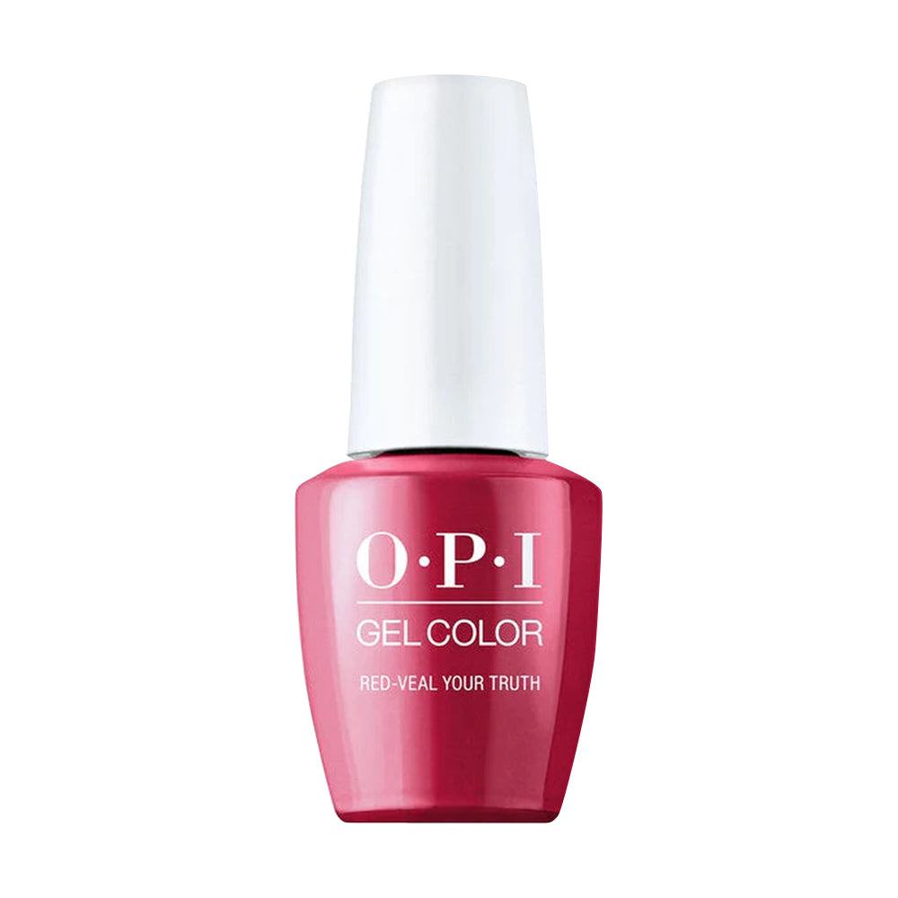 OPI Gel Nail Polish - F07 Red-veal Your Truth