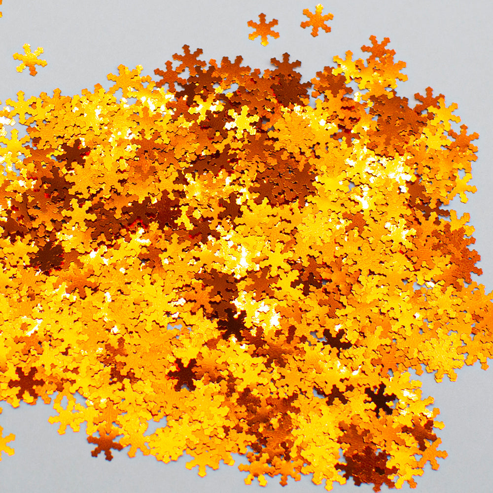 LDS Snowflake Glitter Nail Art - 0.5oz SF06 Cinnamon