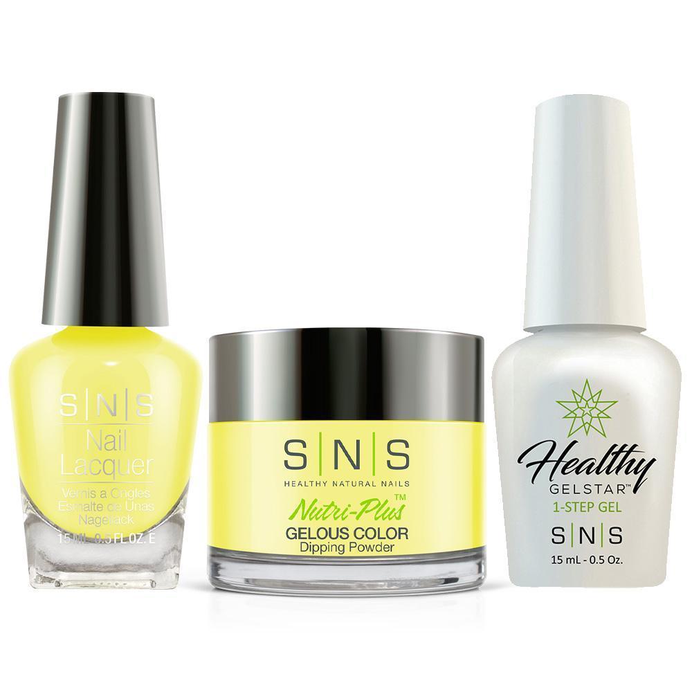SNS 3 in 1 - BD01 - Fashionista Yellow - Dip, Gel & Lacquer Matching