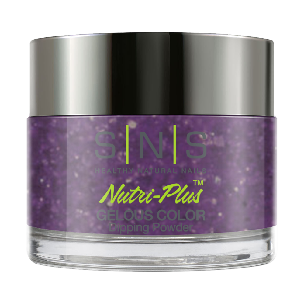 SNS Dipping Powder Nail - SP01 - Purple, Glitter Colors