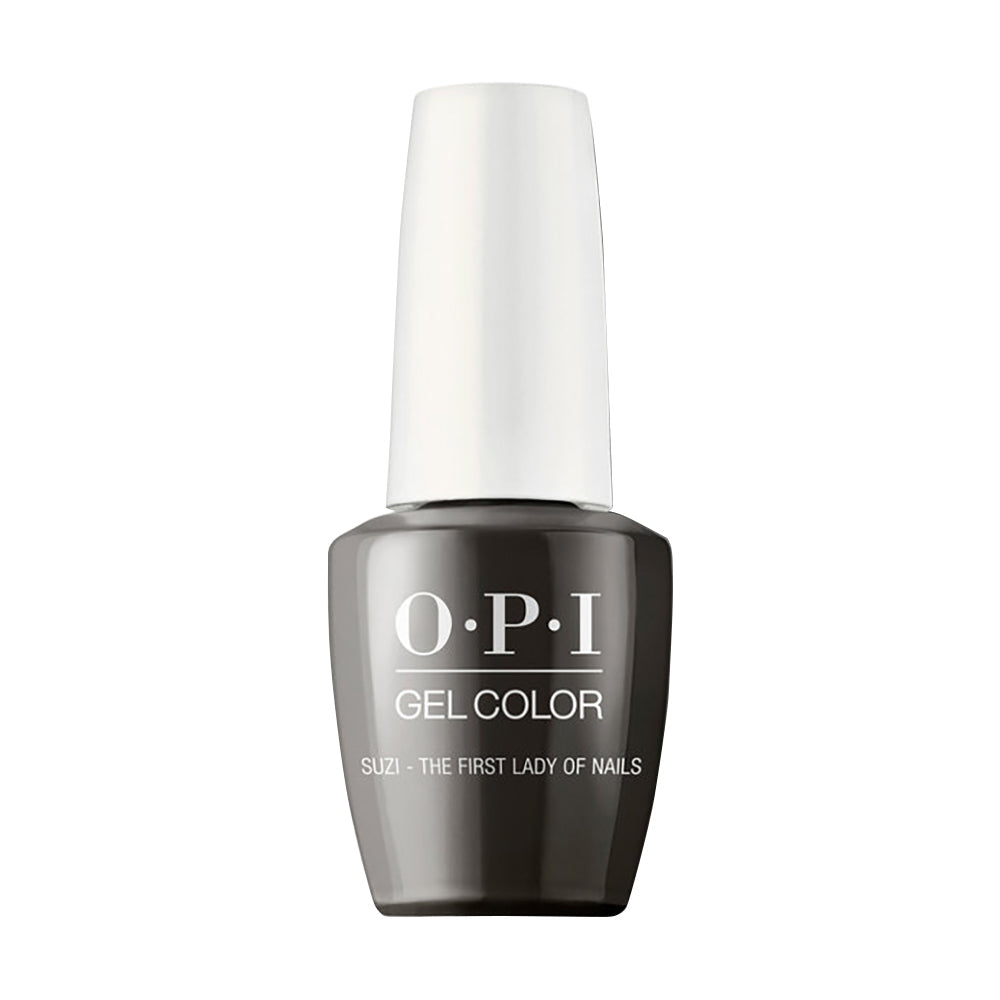 OPI Gel Nail Polish - W55 Suzi - The First Lady of Nails - Green Colors
