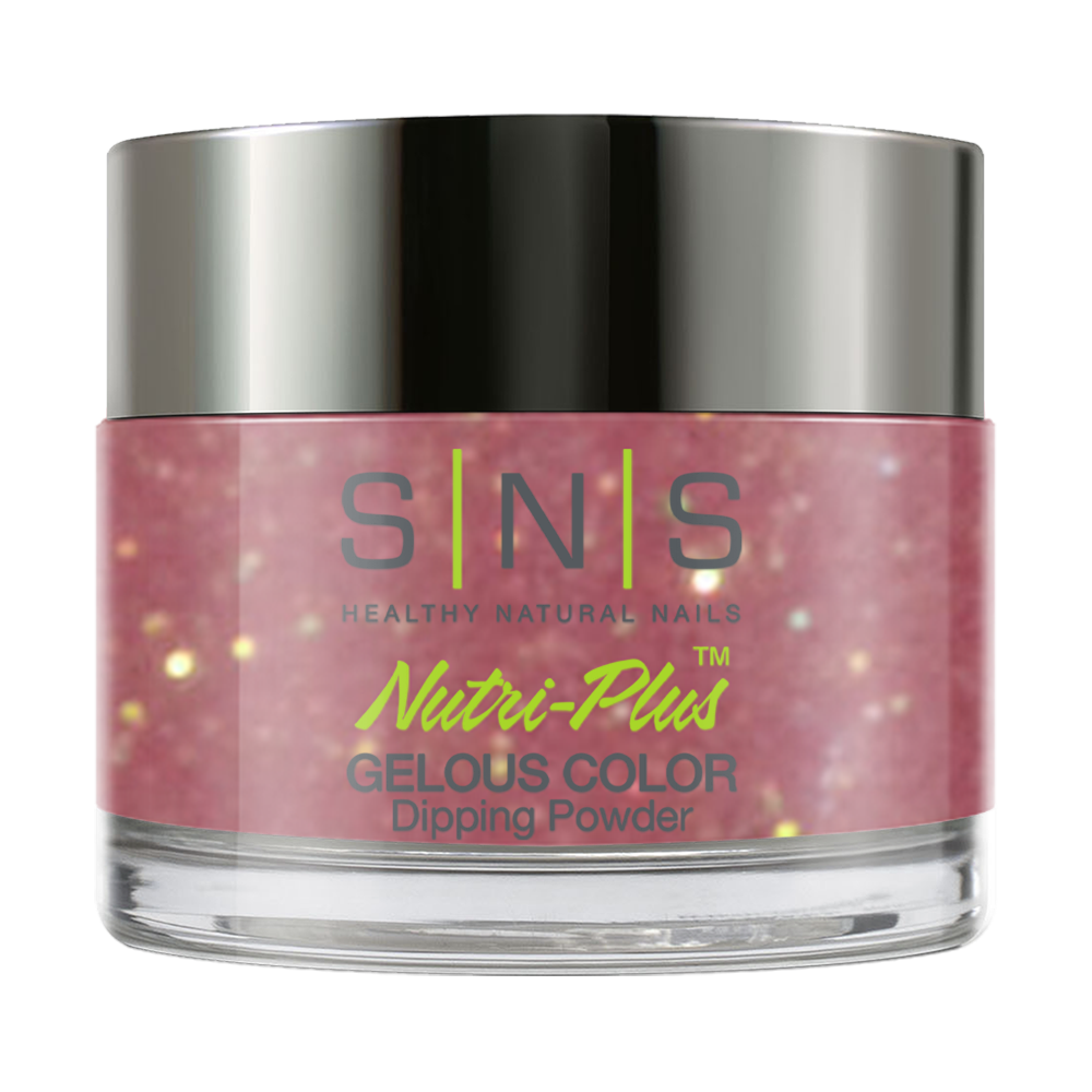 SNS Dipping Powder Nail - WW13 - Secret Santa - Glitter, Pink Colors