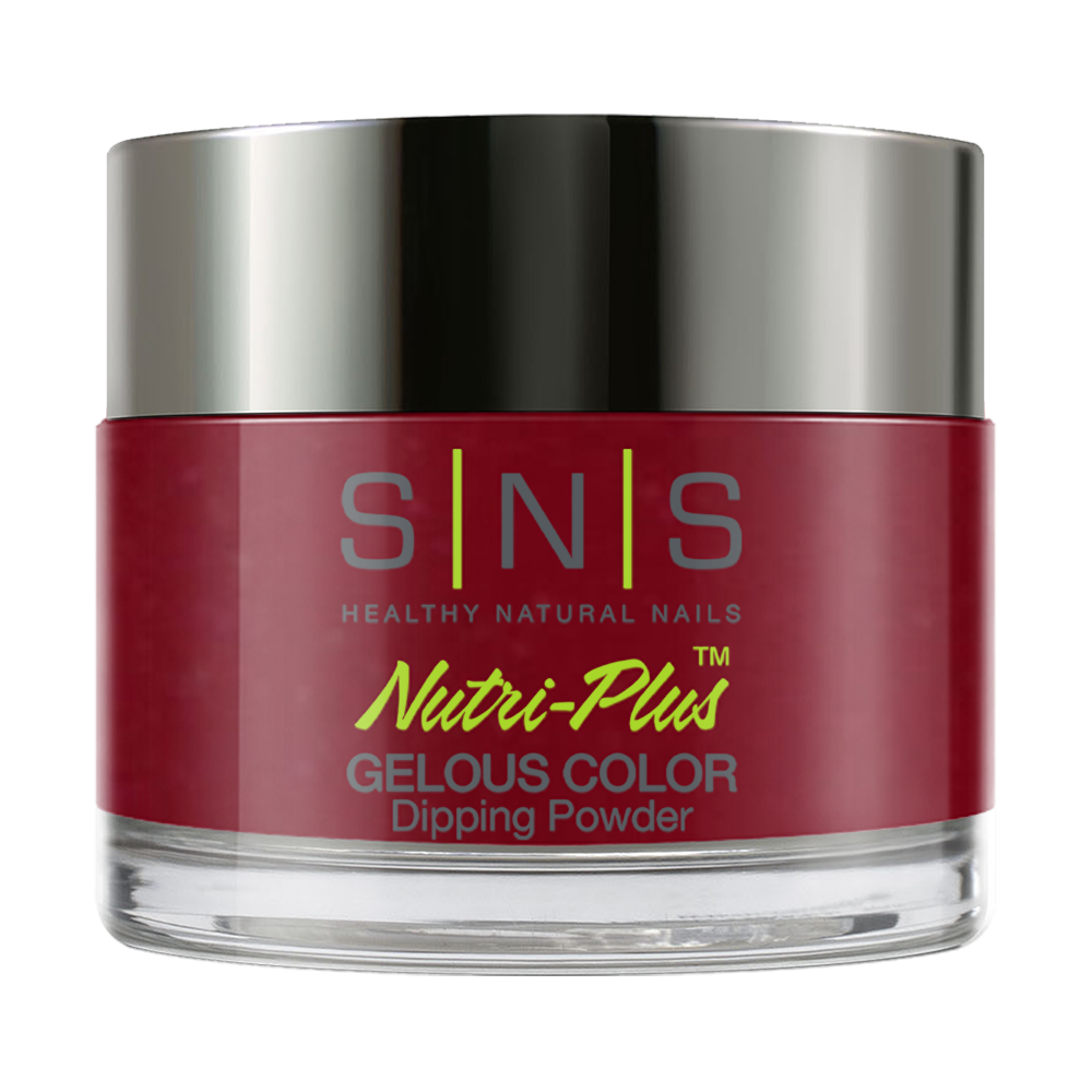 SNS Dipping Powder Nail - WW27 - Blizzard - Red Colors