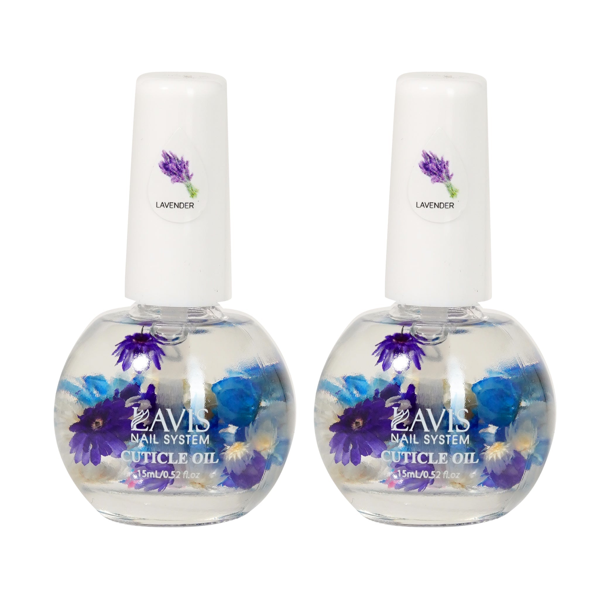 2 Lavis Organic Cuticle Oil - Lavender - 0.5oz