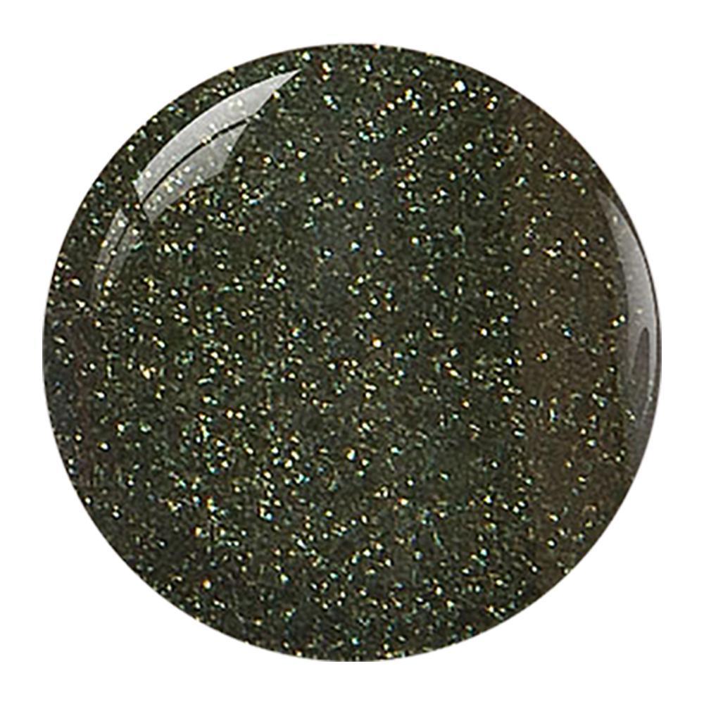 NuGenesis Dipping Powder Nail - NU 035 Emerald Envy - Green, Glitter Colors