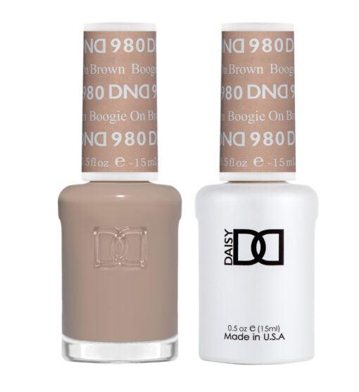 DND Gel Nail Polish Duo - 980 Boogie On Brown