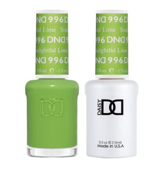 DND Gel Nail Polish Duo - 996 So-da-lightful Lime