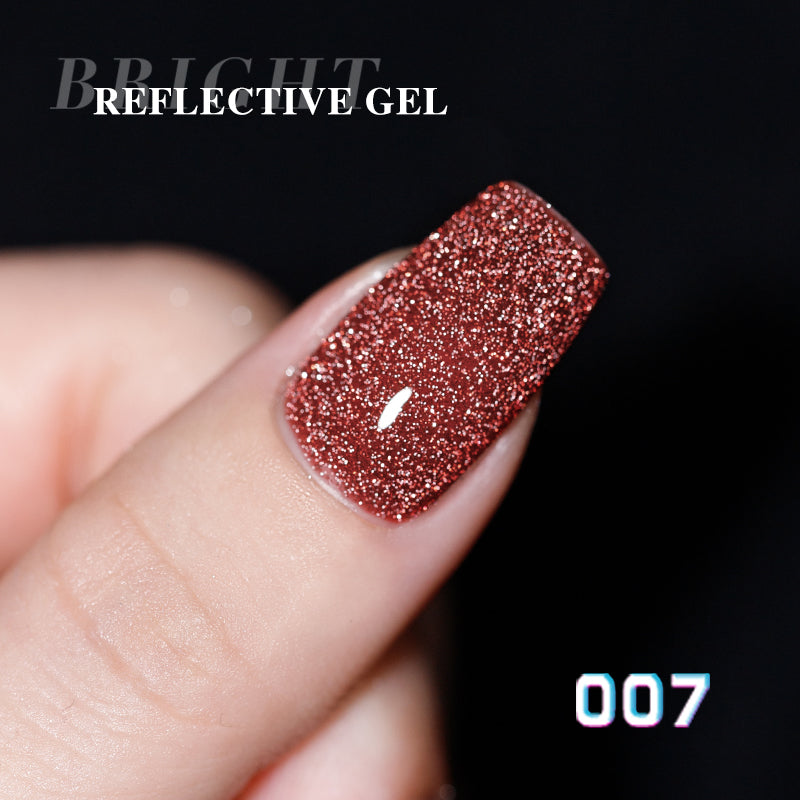 LDS 07 Blood Orange (ver2) - Gel Polish 0.5 oz - Diamond Reflective Glitter