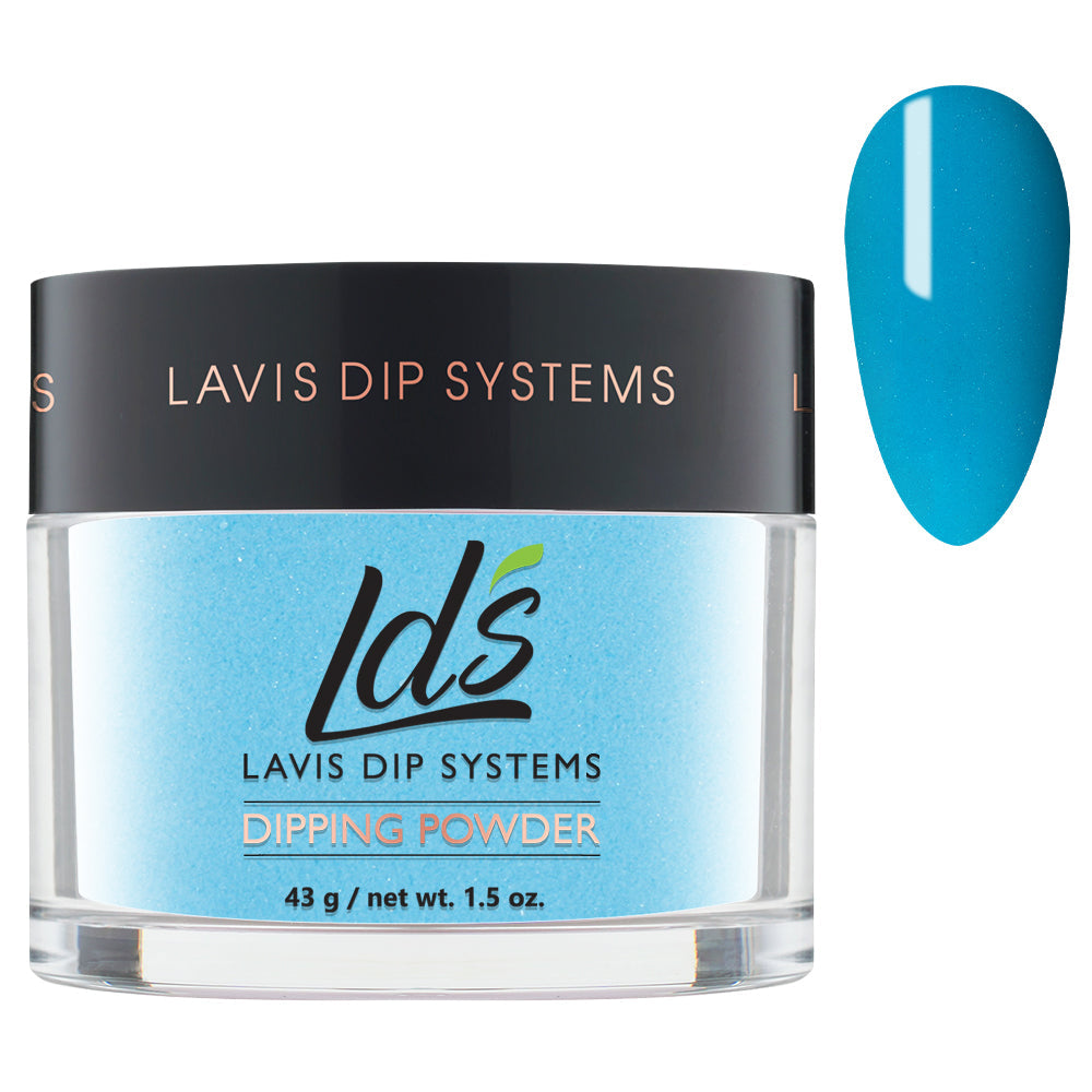 LDS Blue Dipping Powder Nail Colors - 015 Aqua Blue