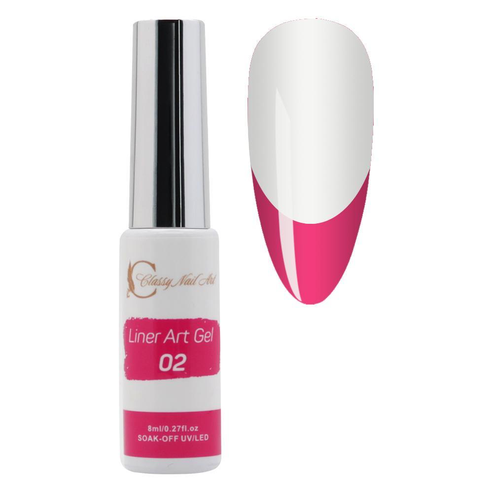 CNA Gel Polish Nail Art Liner - Pink 02