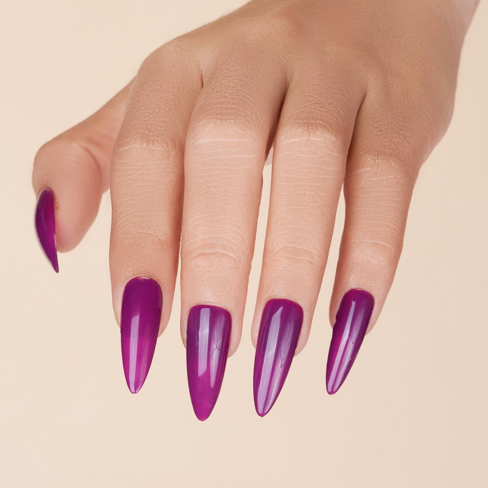 Lavis Gel Nail Polish Duo - 049 Purple Colors - Royal Sugarplum