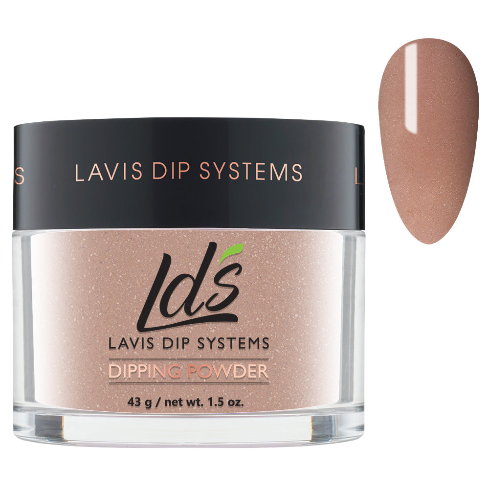 LDS Brown Dipping Powder Nail Colors - 060 Flirty Beige