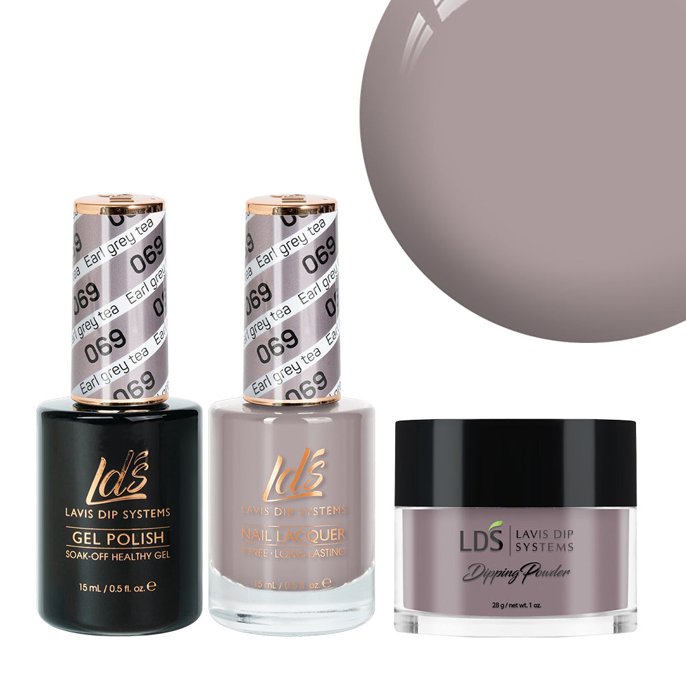 LDS 3 in 1 - 069 Earl Grey Tea - Dip, Gel & Lacquer Matching