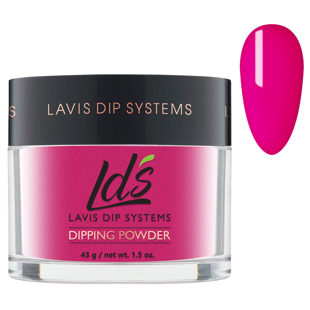 LDS Pink Dipping Powder Nail Colors - 084 Crimson Red