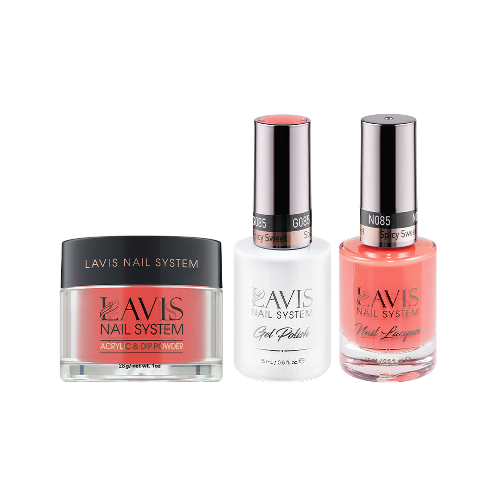 LAVIS 3 in 1 - 085 Spicy Sweet - Acrylic & Dip Powder, Gel & Lacquer