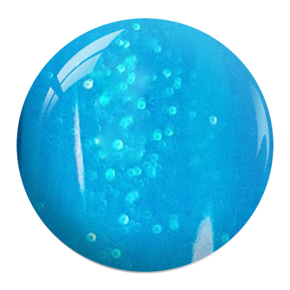 Gelixir Acrylic & Powder Dip Nails 085 Cerulean - Blue, Glitter Colors