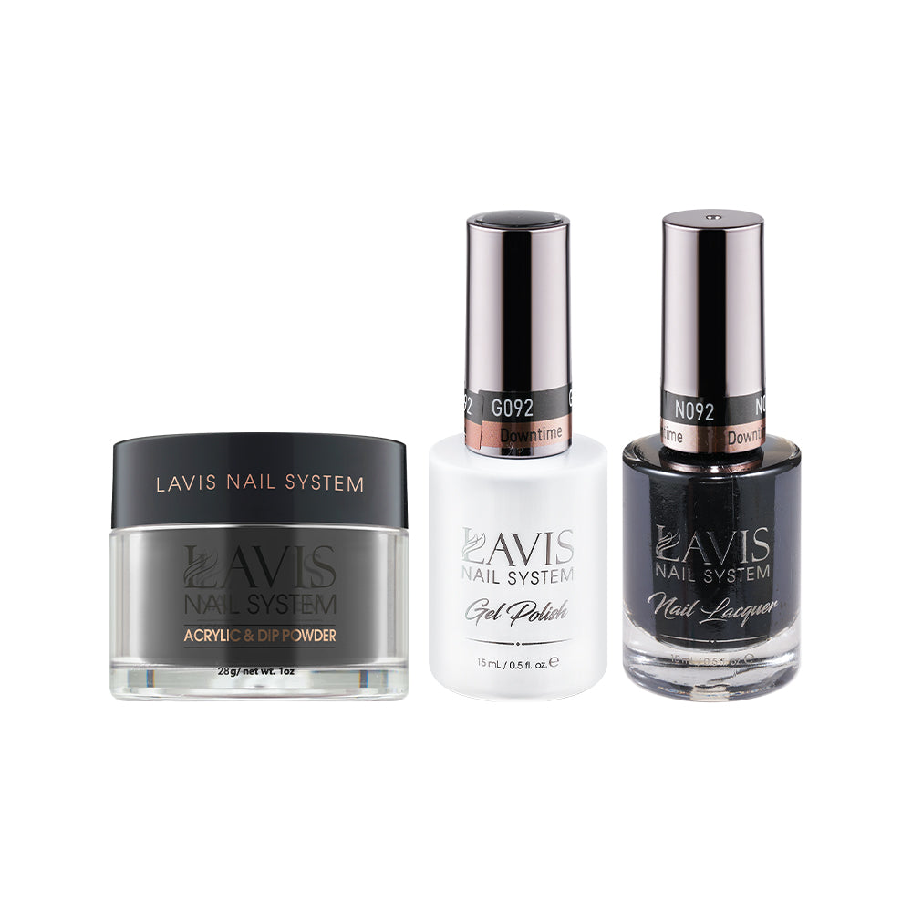 LAVIS 3 in 1 - 092 Downtime - Acrylic & Dip Powder, Gel & Lacquer