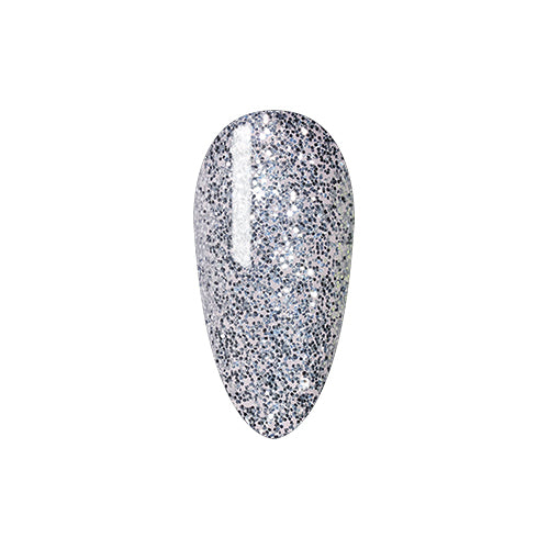 Lavis Gel Polish 100 - Silver Glitter Colors - Ice Crystals