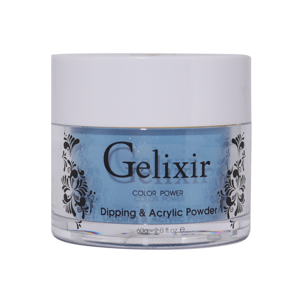 Gelixir Acrylic & Powder Dip Nails 101 Sea Night - Glitter, Blue Colors