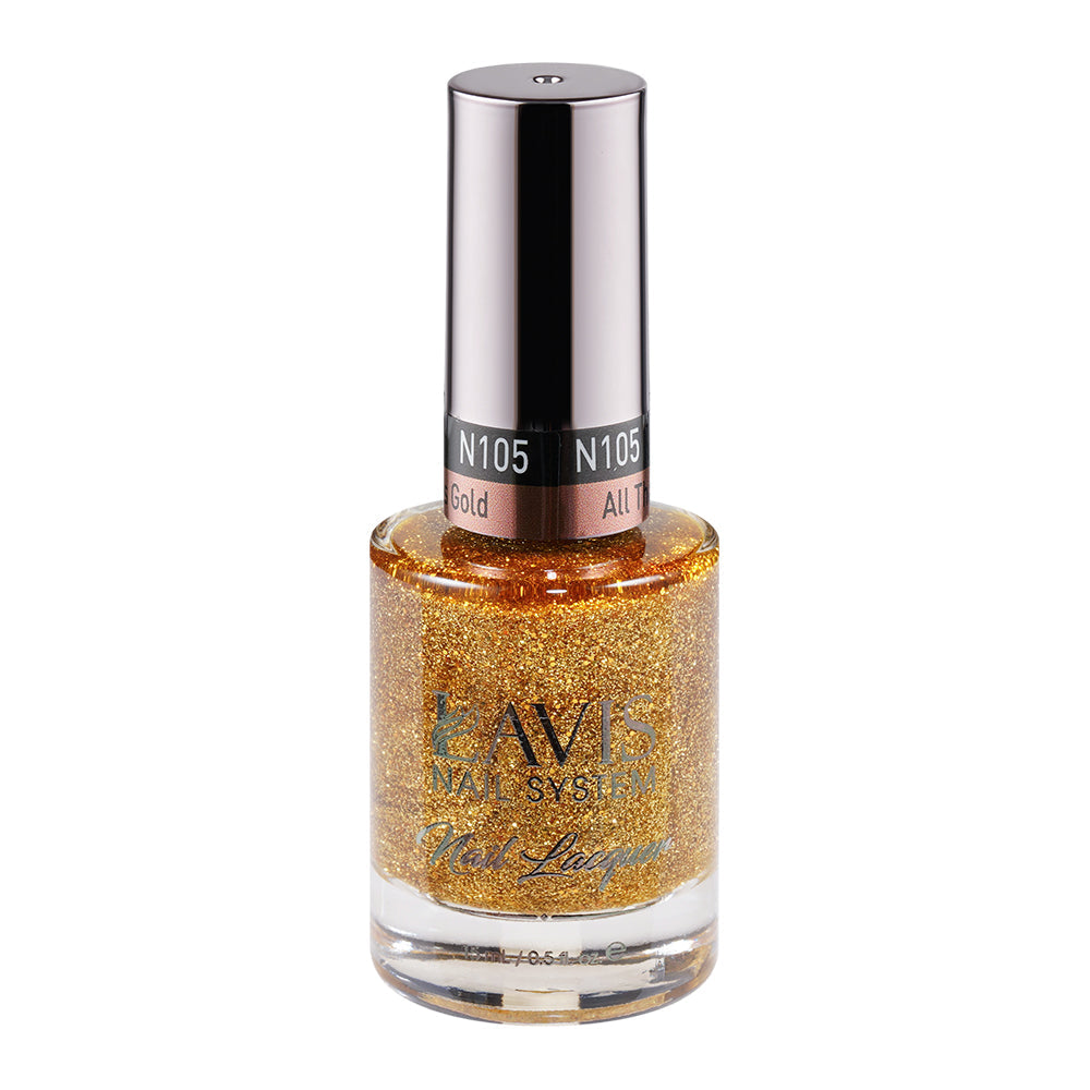 LAVIS Nail Lacquer - 105 All That Is Gold - 0.5oz