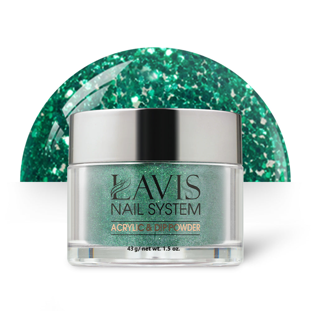 Lavis Acrylic Powder - 107 Wild Night - Green, Glitter Colors