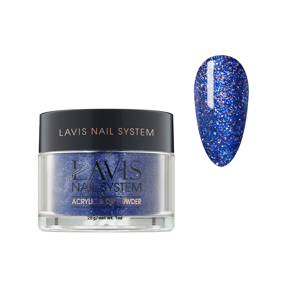 Lavis Acrylic Powder - 108 Golden Hour - Blue, Glitter Colors