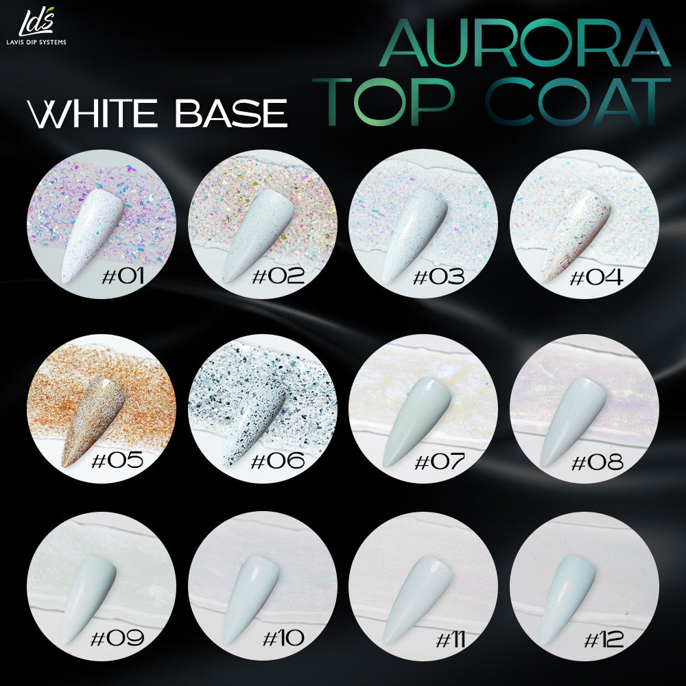 LDS 07 Ocean in Dream - Gel Polish 0.5 oz - Aurora Top Coat