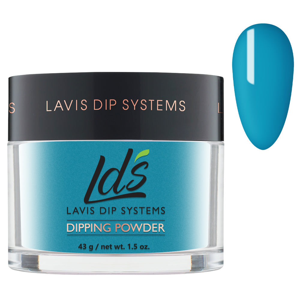 LDS Blue Dipping Powder Nail Colors - 112 Ocean Eyes