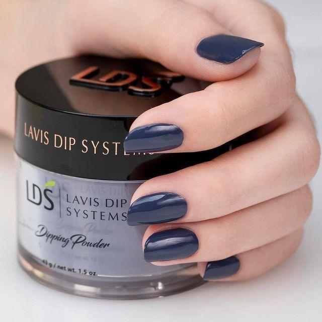 LDS Blue Dipping Powder Nail Colors - 071 Dusk Till Dawn