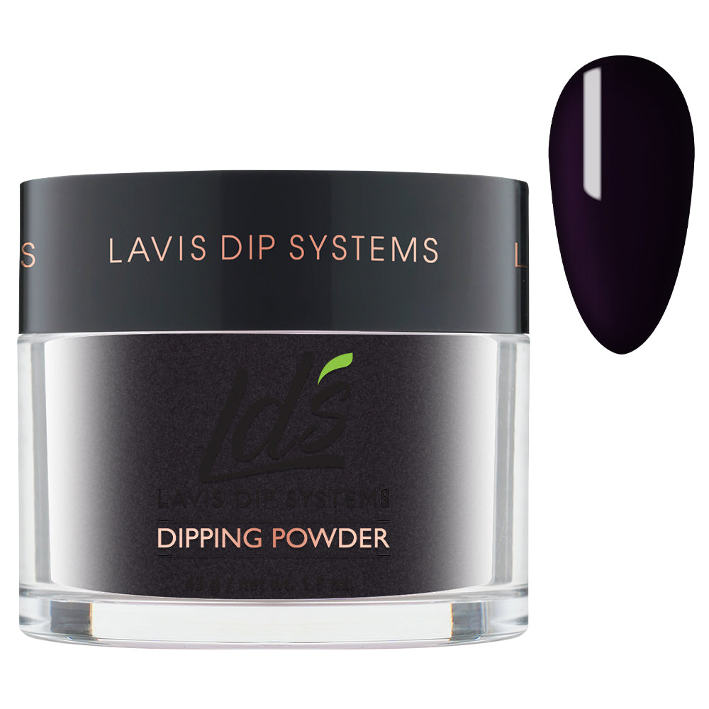 LDS Black Dipping Powder Nail Colors - 125 Tragedy