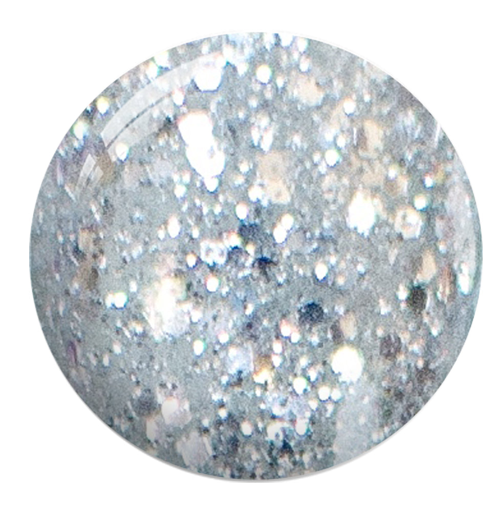 Gelixir Acrylic & Powder Dip Nails 136 - Silver, Glitter Colors