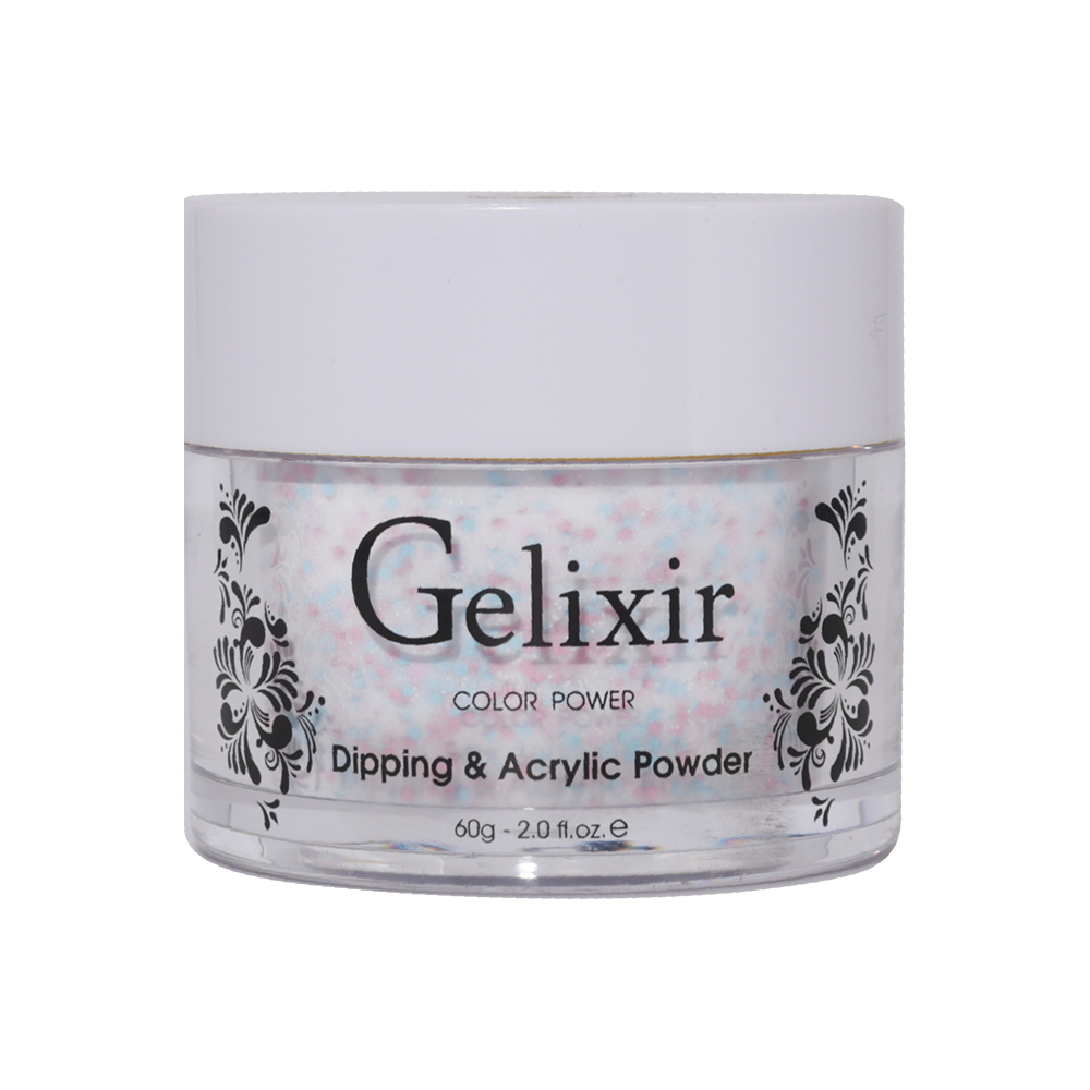 Gelixir Acrylic & Powder Dip Nails 142 - Multi, Glitter Colors