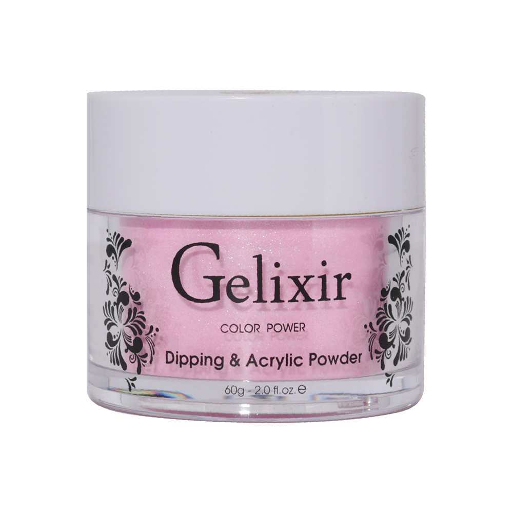 Gelixir Acrylic & Powder Dip Nails 148 - Pink, Shimmer Colors