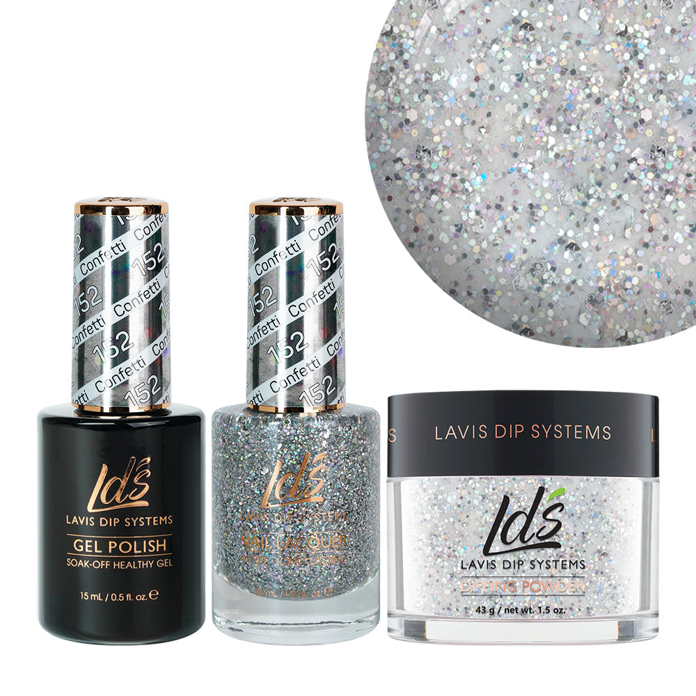 LDS 3 in 1 - 152 Confetti - Dip, Gel & Lacquer Matching