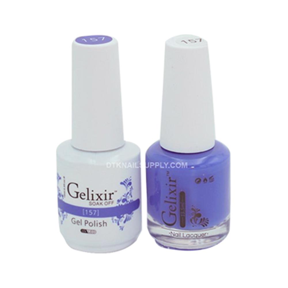 Gelixir Gel Nail Polish Duo - 157 Purple Colors