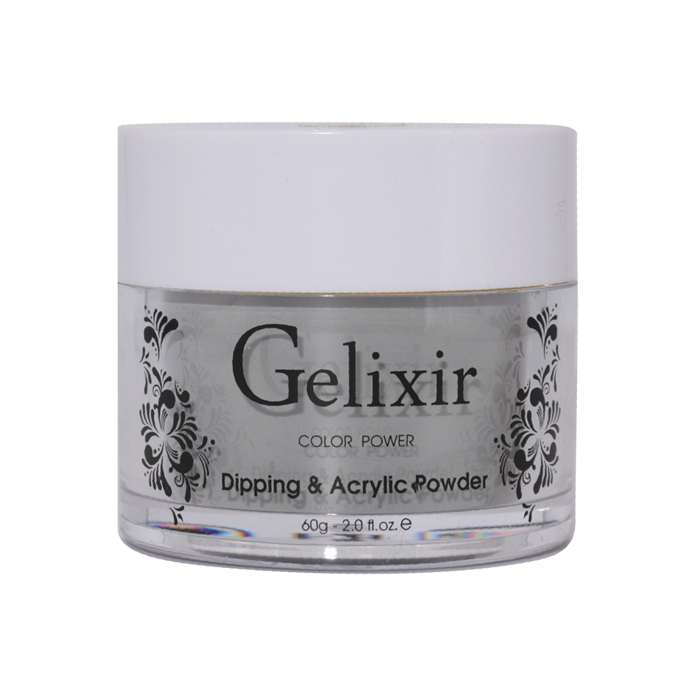 Gelixir Acrylic & Powder Dip Nails 160 - Green, Gray Colors