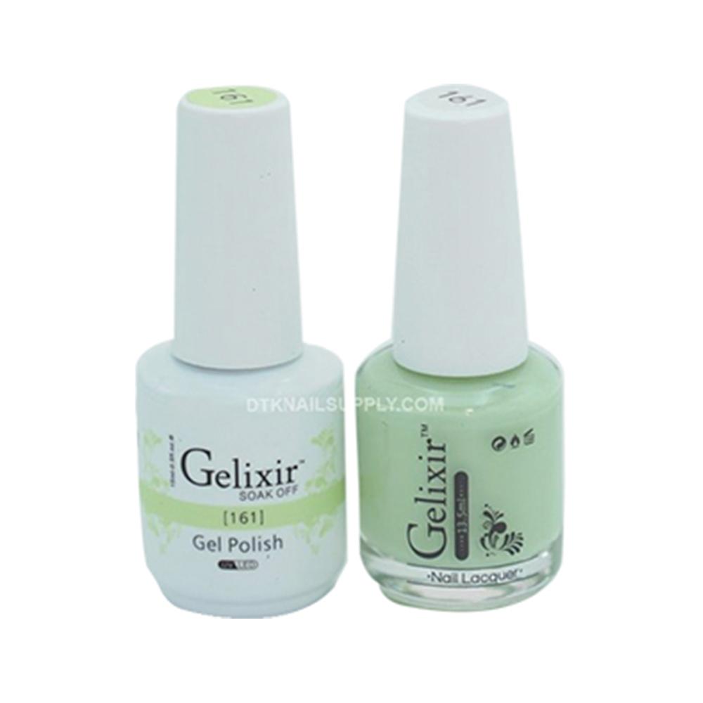Gelixir Gel Nail Polish Duo - 161 Green Colors