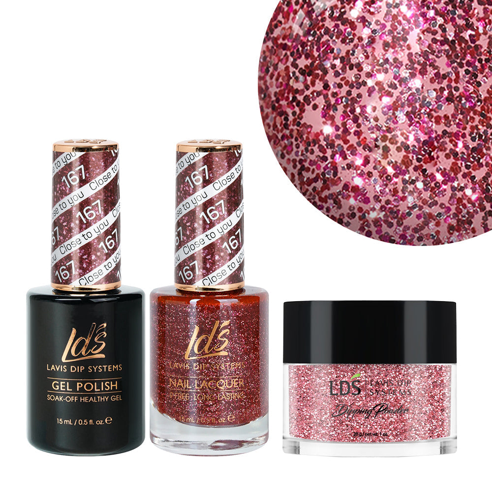 LDS 3 in 1 - 167 Close To You - Dip, Gel & Lacquer Matching